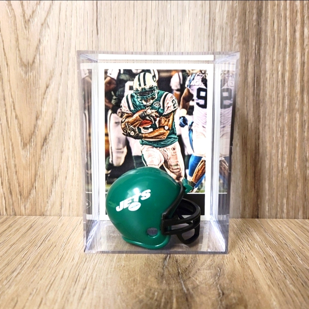 LaDainian Tomlinson New York Jets Football Helmet Sports Box